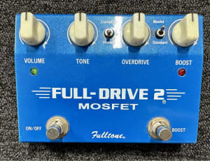 Fulltone full drive 2 in excellent condition hand built USA pedal