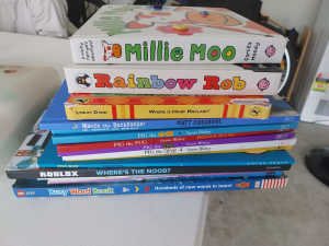 Kids books, big variety. 