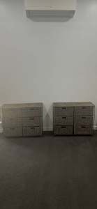 Set of two storage basket drawers