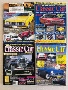 Australian Classic Car magazines $4 each