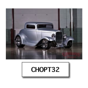 WA Hotrod, Hot Rod Number Plates “CHOPT32”