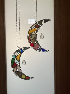 Hand 🤚 made stained GLASS SUN CATCHER