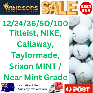 100 USED GOLF BALLS Titleist, NIKE, Callaway, Mixed Near Mint & AAA 