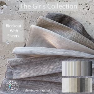 Blockout & Sheer Curtains. The Girls Collection 