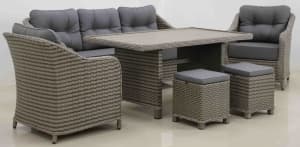 Willow 6-Piece Outdoor Setting (Brand New)