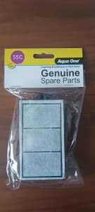 Aqua One 55c filter x 2 cartridges (5 packets)