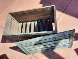 Garden Seater Planter Box Storage Box