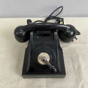 Vintage Bakelite Crank Handle Phone