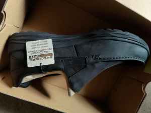 New Black Skechers Mens Ortego Slip-On leather Shoes Size 12