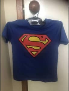 Superman Logo, Superheroes, Kids Short Sleeved T Shirt, Size 3