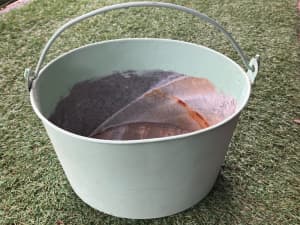 Old Galvanised Bucket with Handle
