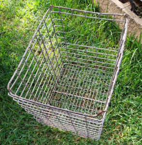 Old pet cage galvanised