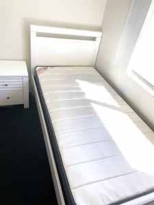 Single bed with mattress included