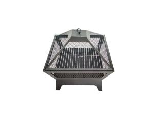 63cm Outdoor Fire Pit Garden BBQ Fireplace Heater Brazier w Cover*127