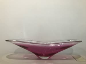 Fruit or nut bowl -
Italian classic Murano Crystal from the 70s