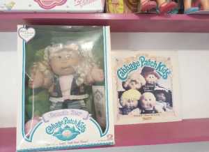 2004 CABBAGE PATCH KIDS doll KID IN BOX and Vintage Record Music