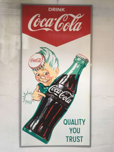 Vintage Large COKE/Coca Cola Sign