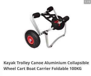 BRAND NEW STILL IN BOX Kayak Trolley Canoe Aluminium