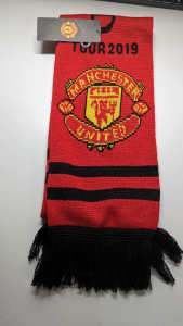 Manchester United Scarf 2019 AON Perth TOUR Red Devils BNWT Offical
