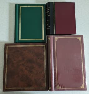 Assorted Photo Albums x 4