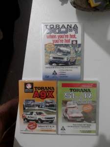 3 X Torana DVDS & 7 X Bathurst DVDs 