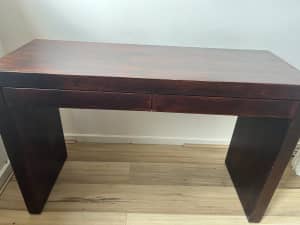 Wooden Desk with drawers