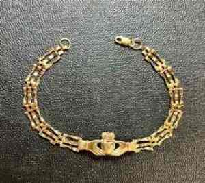 Irish Claddagh 9 ct Bracelet