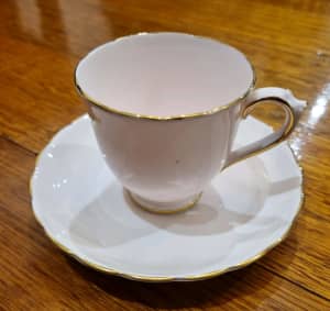 Vintage antique Royal Tuscan porcelain tea set from England.

