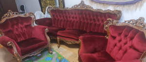 Antique three piece lounge set