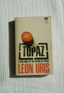 Topaz Leon Uris Best Seller New York Times,Leon Uris Topaz,Drama,Book.