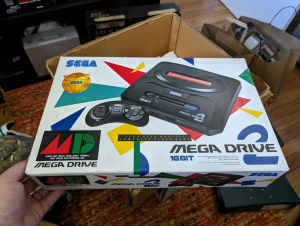 Sega mega drive 2 asian pal w/ games
