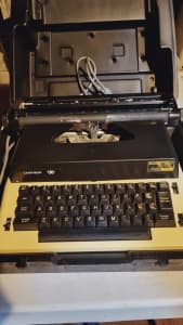 Vintage Chevron Electric Typewriter in