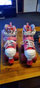 SFR Miami adjustable skates pink size UK12-2