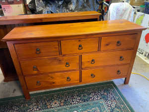 Wooden Sideboard Drawers - GOOD CONDITION