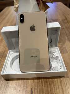 Apple iPhone XSMax 256gb excellent condition like New Gold