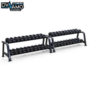 Round Head Dumbbell Package 12.5kg - 50kg with Rack New with Warranty