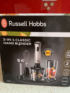 RUSSELL HOBBS - 3-IN-1 CLASSIC HAND BLENDERS (in excellent condition)