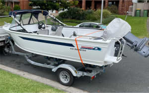 Brooker 450 Seaman 2011 Runabout Boat includes trailer