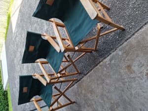 Out door wooden chairs
