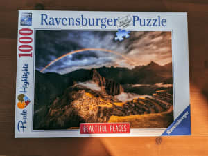 Ravensburger Rainbow Over Machu Picchu Peru 1000pc Puzzle