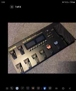 Boss GT-100 guitar effects processor pedal unit