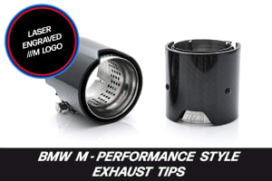 BMW M-Performance Style Carbon Exhaust Tips