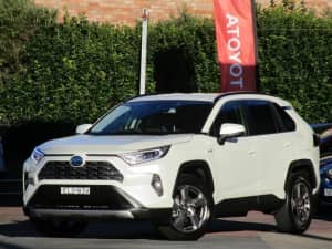 2020 Toyota RAV4 Axah52R GXL (2WD) Hybrid Crystal Pearl Continuous Variable Wagon