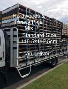 200Standard Size Hardwood Pallets & Heavy Pine mix* delivery available