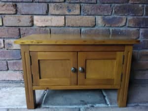 ANTIQUE, Solid Timber Lamp Cupboard.