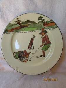Royal Doulton He That Always Complains Is Never Pitied plate D339 f