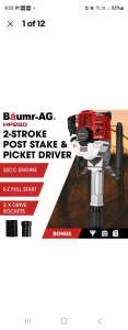 Post / stake / picket driver new $559 rrp