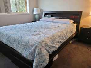 FREE Queen Bed - Timber - storage in headboard / drawers in foot