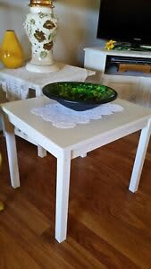 Chalk painted coffee table the perfect size