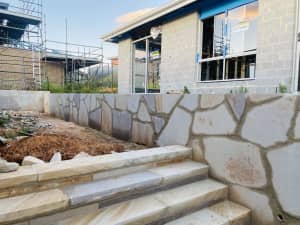 Concreting , Retaining wall and landscaping 